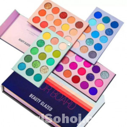 Beauty Glazed Color Board Eyeshadow Palette 60 Count